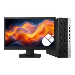Pc HP 600 G5 SFF Core i5-8500 16GB NVMe 256GB + Monitor 20"
